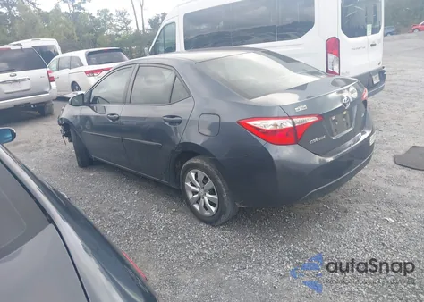 2016 Toyota Corolla Le from USA, damaged, VIN 5YFBURHEXGP373905